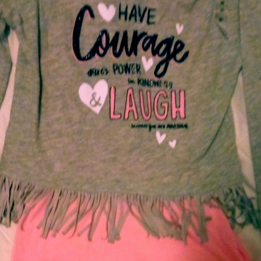 NWT Justice Girls 2 Piece Tank and Top Set with Sa